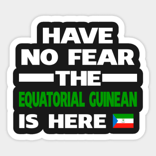 Equatorial Guinean Here Equatorial Guinea Sticker